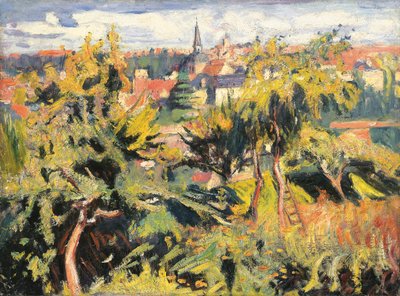 Miasteczko Za Drzewami autorstwa Achille Emile Othon Friesz