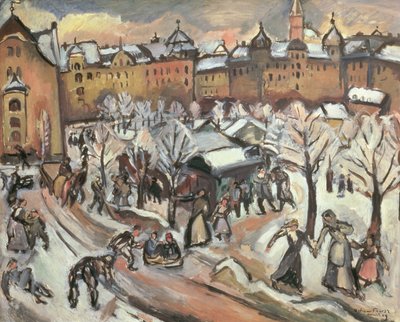 Śnieg w Monachium autorstwa Achille Emile Othon Friesz