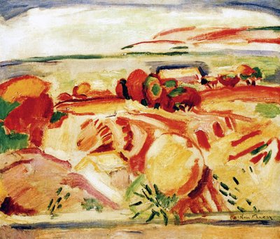 Zatoka Cassis, Francja, ok. 1906 r. (olej na płótnie) autorstwa Achille Emile Othon Friesz