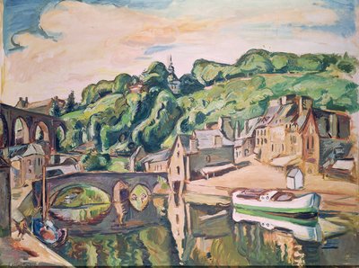 Widok Dinan (olej na płótnie) autorstwa Achille Emile Othon Friesz