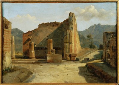 Forum w Pompejach ... autorstwa Achille Etna Michallon