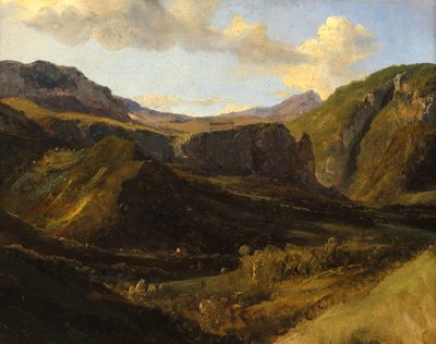 Świątynia Segesty, ok. 1810-1822 autorstwa Achille Etna Michallon