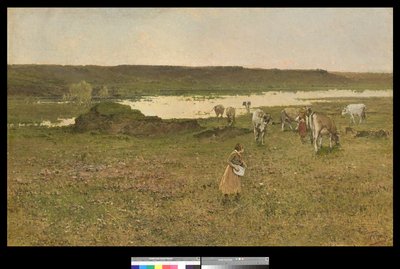 Pastwisko w dolinie, 1906 autorstwa Achille Formis Befani