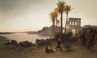 Scena z Aidy Giuseppe Verdiego, obraz Achillesa Formisa (1832-1906), Włochy autorstwa Achille Formis Befani