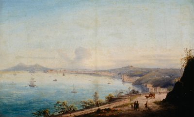 Droga do Posillipo (olej na płótnie) autorstwa Achille Gigante