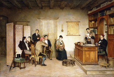 Czytanie testamentu autorstwa Achille Glisenti