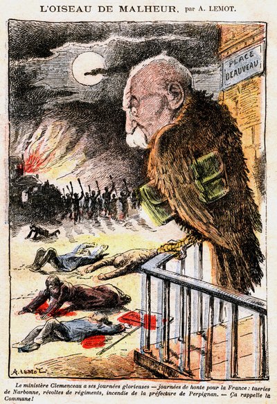 George Clemenceau w Pielgrzymie autorstwa Achille Lemot