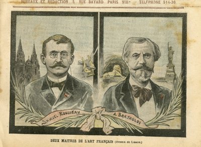 Ilustracja Achille Lemot (1846-1909) w Le Pelerin autorstwa Achille Lemot