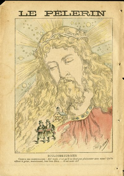 Ilustracja Achille Lemot (1846-1909) w Le Pelerin autorstwa Achille Lemot