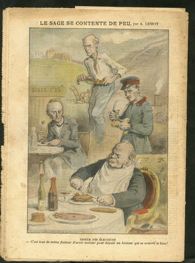Ilustracja Achille Lemot (1846-1909) w Le Pelerin autorstwa Achille Lemot