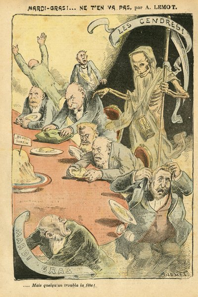 Ilustracja Achille Lemot (1846-1909) w Le Pelerin autorstwa Achille Lemot