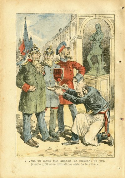 Ilustracja Achille Lemot (1846-1909) w Le Pelerin autorstwa Achille Lemot