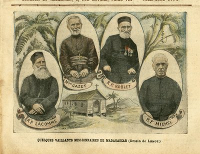 Ilustracja Achille Lemot (1846-1909) w Le Pelerin autorstwa Achille Lemot