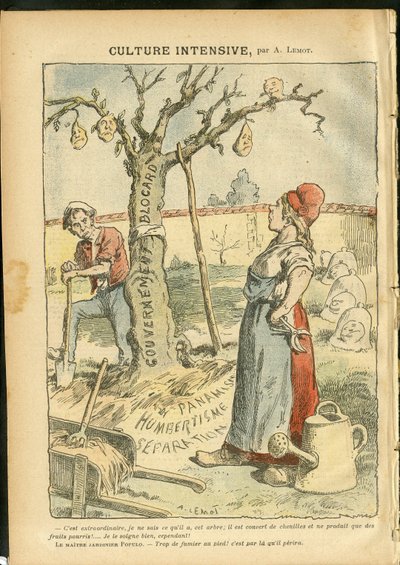 Ilustracja Achille Lemot (1846-1909) w Le Pelerin autorstwa Achille Lemot