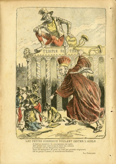 Ilustracja Achille Lemot (1846-1909) w Le Pelerin autorstwa Achille Lemot