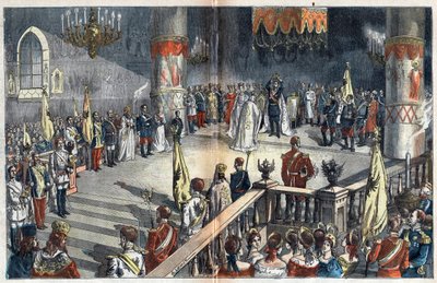 Koronacja cara Mikołaja II autorstwa Achille Lemot