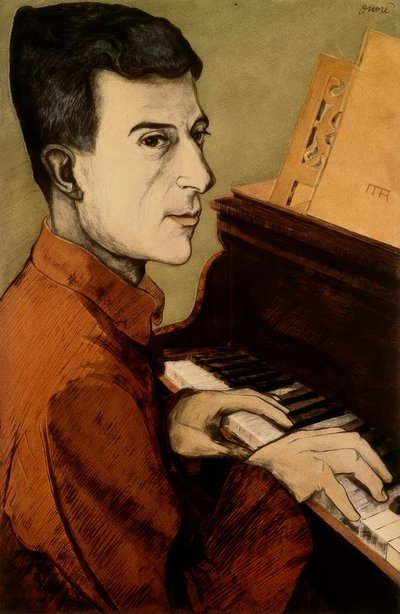 Maurice Ravel autorstwa Achille Ouvré