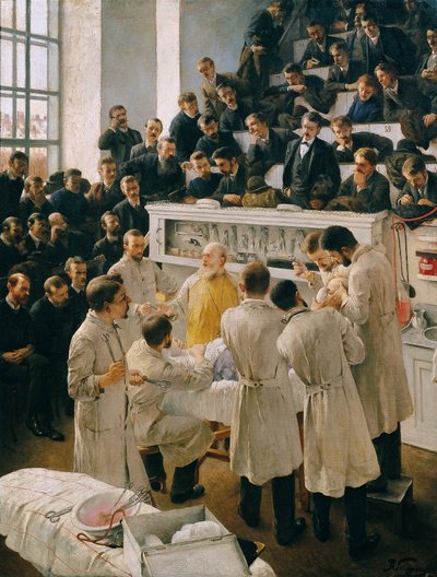 Sala wykładowa Billrotha w wiedeńskim szpitalu ogólnym autorstwa Adalbert Franz Seligmann