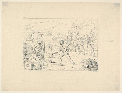 Formacja Guerrilla Bands z Konfederatów Wojennych Etchings, 1861-63. autorstwa Adalbert John Volck