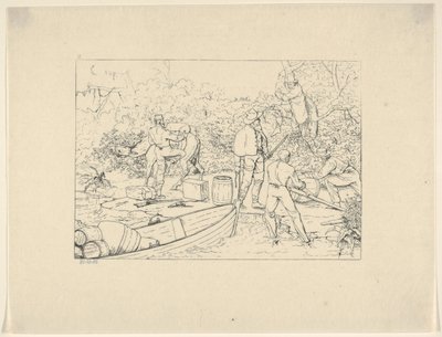Przemyt leków na południe z Konfederatów War Etchings, 1861-63. autorstwa Adalbert John Volck