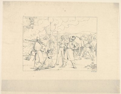 Valiant Men Dat Fite Mit Siegel z Confederate War Etchings, 1861-63. autorstwa Adalbert John Volck