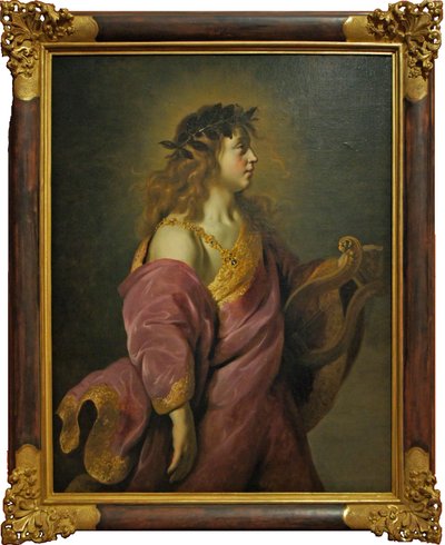 Francuski:  Apollon Portret mężczyzny jako Apolla autorstwa Adam Camerarius