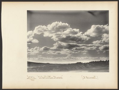 Cibollitta Mesa. (Zachód słońca.) autorstwa Adam Clark “A. C.” Vroman