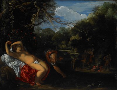Apollo i Coronis autorstwa Adam Elsheimer