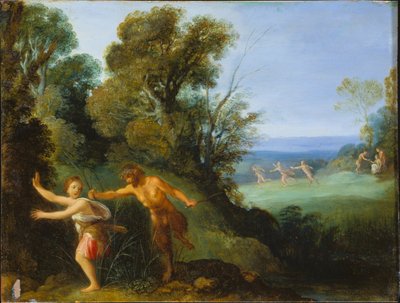 Pan i Syrinx autorstwa Adam Elsheimer