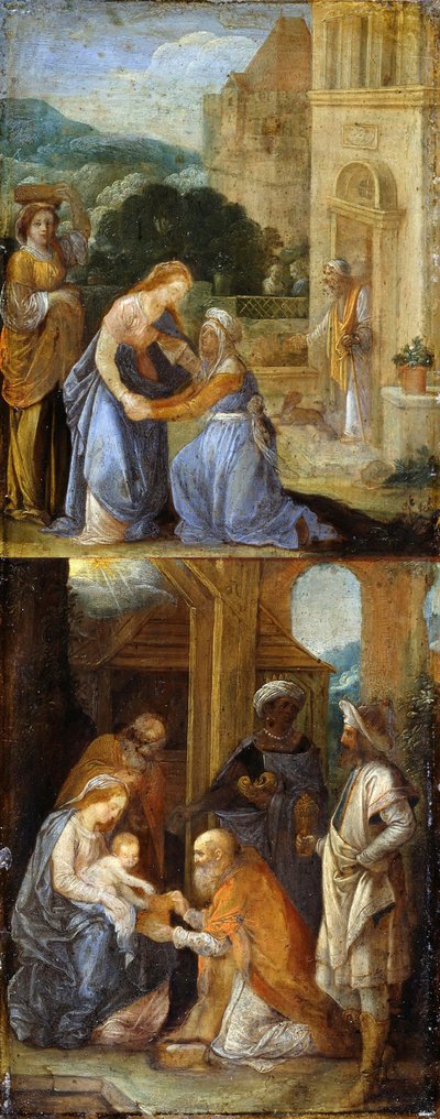 Sceny z Życia Dziewicy, 1578-1610 autorstwa Adam Elsheimer
