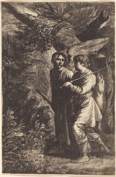 Tobiasz i anioł autorstwa Adam Elsheimer