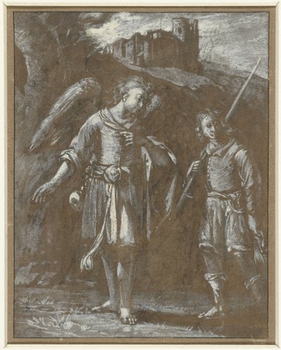 Tobiasz w Aniele autorstwa Adam Elsheimer
