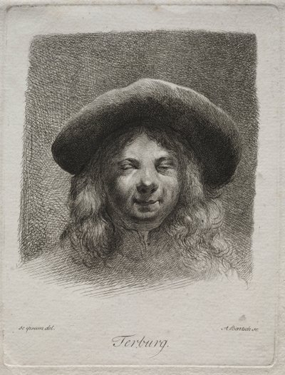 Portret Gerarda Terborcha autorstwa Adam von Bartsch