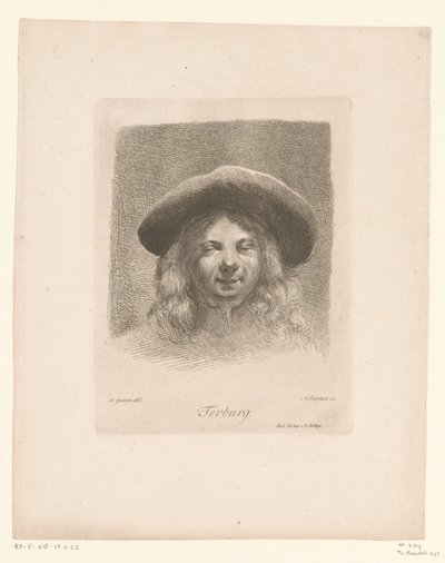 Portret Mojżesza ter Borch autorstwa Adam von Bartsch