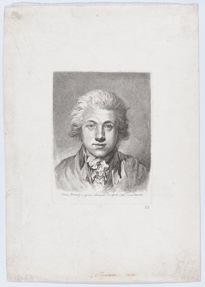 Autoportret, 1785. autorstwa Adam von Bartsch