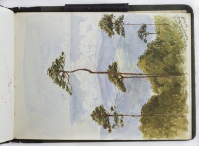 Szkicownik akwareli, Rysunki i notatki, Meksyk, 1896-1898 (akwarela) autorstwa Adela Breton