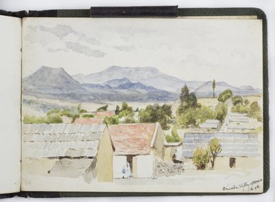 Szkicownik akwareli, Rysunki i notatki, Meksyk, 1896-1898 (akwarela) autorstwa Adela Breton