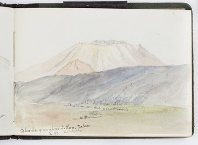 Szkicownik akwareli, Rysunki i notatki, Meksyk, 1896-1898 (akwarela) autorstwa Adela Breton