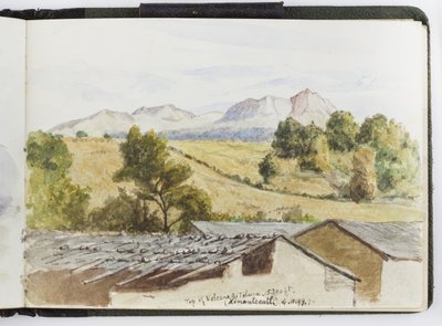 Szkicownik akwareli, Rysunki i notatki, Meksyk, 1896-1898 (akwarela) autorstwa Adela Breton