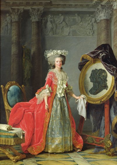 Portret Adelajdy Francji autorstwa Adelaide Labille Guiard
