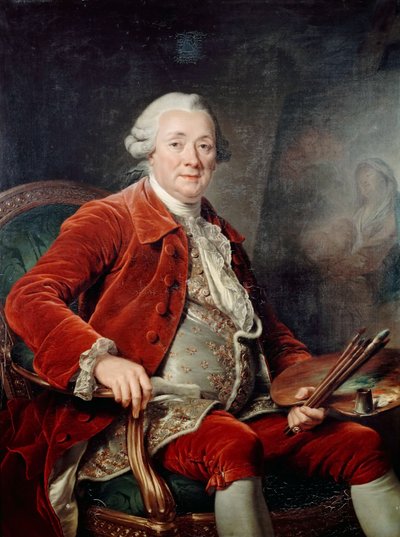 Portret Charlesa-Amédée-Philippe van Loo autorstwa Adelaide Labille Guiard