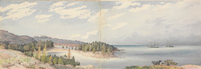 Hogland, 24 sierpnia 1855 r., Finlandia autorstwa Admiral Sir Edward Gennys Fanshawe