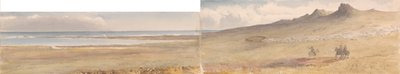 Mount William, Falklandy, maj 1849 (akwarela) autorstwa Admiral Sir Edward Gennys Fanshawe