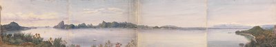 Panorama Rio de Janeiro, Brazylia autorstwa Admiral Sir Edward Gennys Fanshawe
