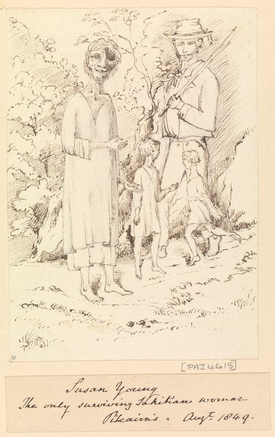 Susan Young, Jedyna ocalała Tahitanka, Pitcairn