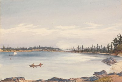 "Osada Victoria, wyspa Vancouver, 13 sierpnia 1851 r. [Kanada] autorstwa Admiral Sir Edward Gennys Fanshawe