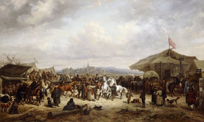 Targi Końskie, 1863 autorstwa Adolf Friedrich