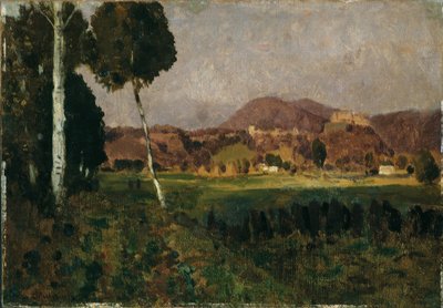 Zamek Hohensalzburg z Gaisberg autorstwa Adolf Gustav Ditscheiner
