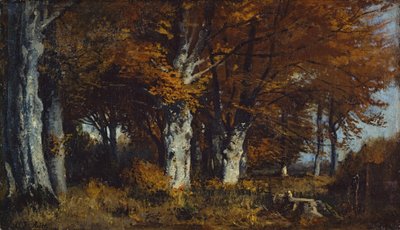Las bukowy jesienią autorstwa Adolf Heinrich Lier