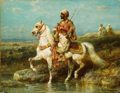 Arabski Jeździec, autorstwa Adolf Schreyer
